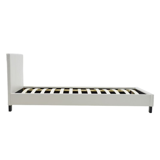 Shtrat Nevil pakoworld PU i bardhë mat 100x200