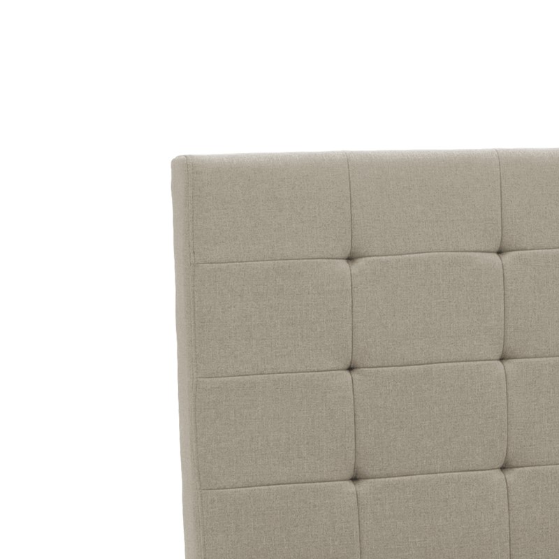 Krevat dopio Roi pakoworld me pëlhurë me hapësirë magazinimi në ngjyrë fildishi 160x200cm