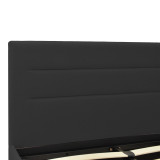 Krevat Molito pakoworld prej kadifeje antracit me hapësirë magazinimi 120x200cm