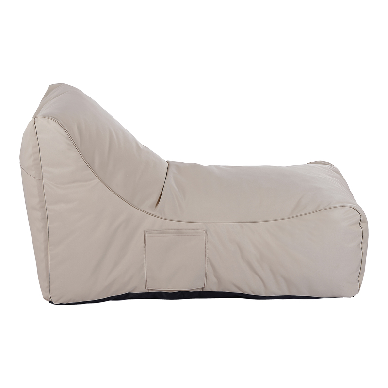 Bean bag profesional Otenda pakoworld në ngjyrë bezhë 67x110x65cm