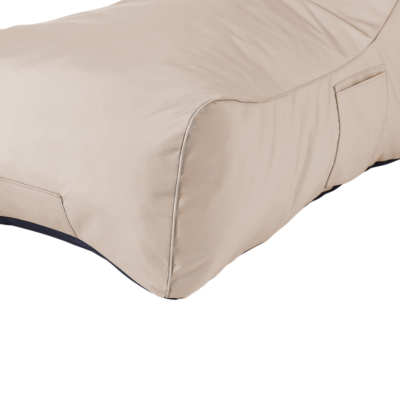 Bean bag profesional Otenda pakoworld në ngjyrë bezhë 67x110x65cm