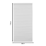 Pëlhurë shazlloni e perforuar Retto pakoworld profesionale me ngjyrë të bardhë për përdorim profesional 44x1x114cm