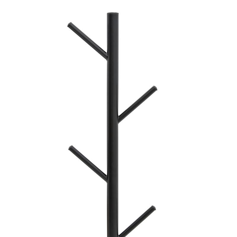 Varëse rrobash Fori pakoworld metal i zi 30x30x173cm