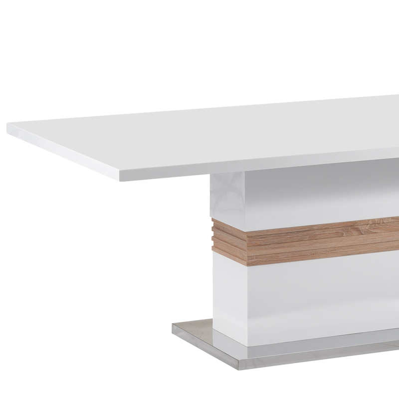 Tavolinë Zoekrin Inart e bardhë mdf 200x100x76cm