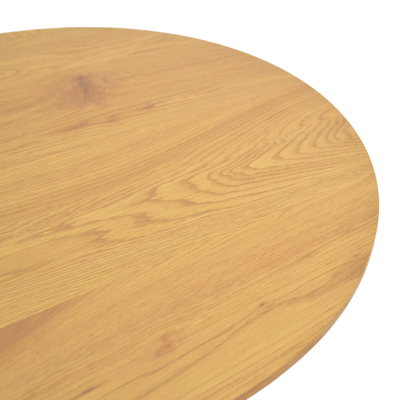 Tavolinë kafeje Dovel pakoworld mdf në sonoma-metal të zi D70x45cm