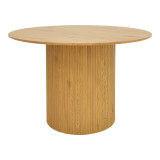 Tavolinë Karulo pakoworld mdf në nuancë SONOMA Φ120x76cm