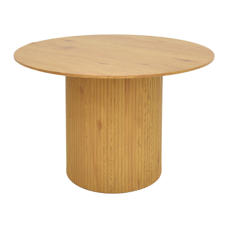 Tavolinë Karulo pakoworld mdf në nuancë SONOMA Φ120x76cm
