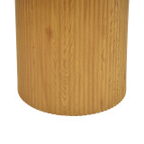 Tavolinë Karulo pakoworld mdf në nuancë SONOMA Φ120x76cm