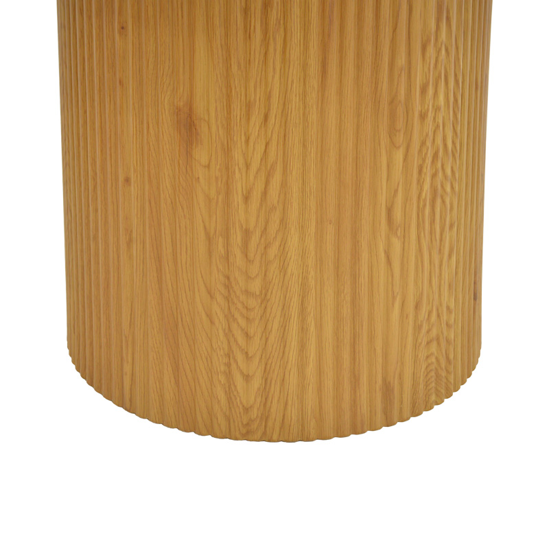 Tavolinë Karulo pakoworld mdf në nuancë SONOMA Φ120x76cm