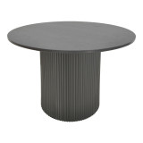 Tavolinë Karulo pakoworld mdf në nuancë të zezë Φ120x76cm