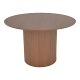 Tavolinë Karulo pakoworld mdf në nuancë arre Φ120x76cm