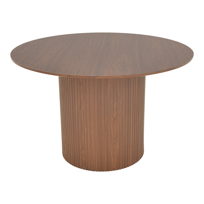 Tavolinë Karulo pakoworld mdf në nuancë arre Φ120x76cm