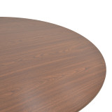Tavolinë Karulo pakoworld mdf në nuancë arre Φ120x76cm