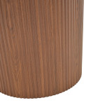 Tavolinë Karulo pakoworld mdf në nuancë arre Φ120x76cm