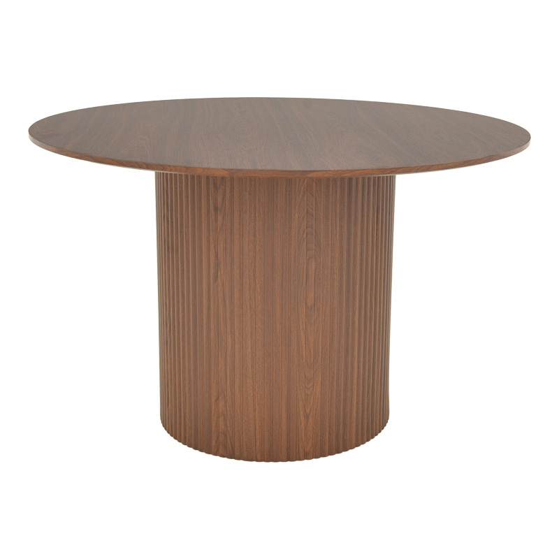 Tavolinë Karulo pakoworld mdf në nuancë arre Φ120x76cm