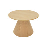 Tavolinë kafeje Donda pakoworld mdf-metal në nuancë sonoma D60x46cm