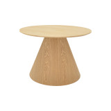Tavolinë kafeje Donda pakoworld mdf-metal në nuancë sonoma D60x46cm
