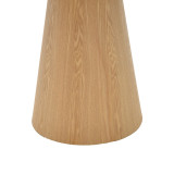 Tavolinë anësore Donda pakoworld mdf-metal SONOMA D45x46cm