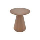 Tavolinë anësore Donda pakoworld mdf-metal arrë D45x46cm