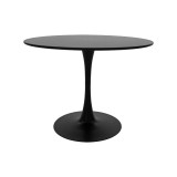 Tavolinë Balou pakoworld mdf në ngjyrë të zezë D80x73cm