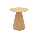 Set tavolinash kafeje Donda pakoworld mdf-metal 2 copë SONOMA