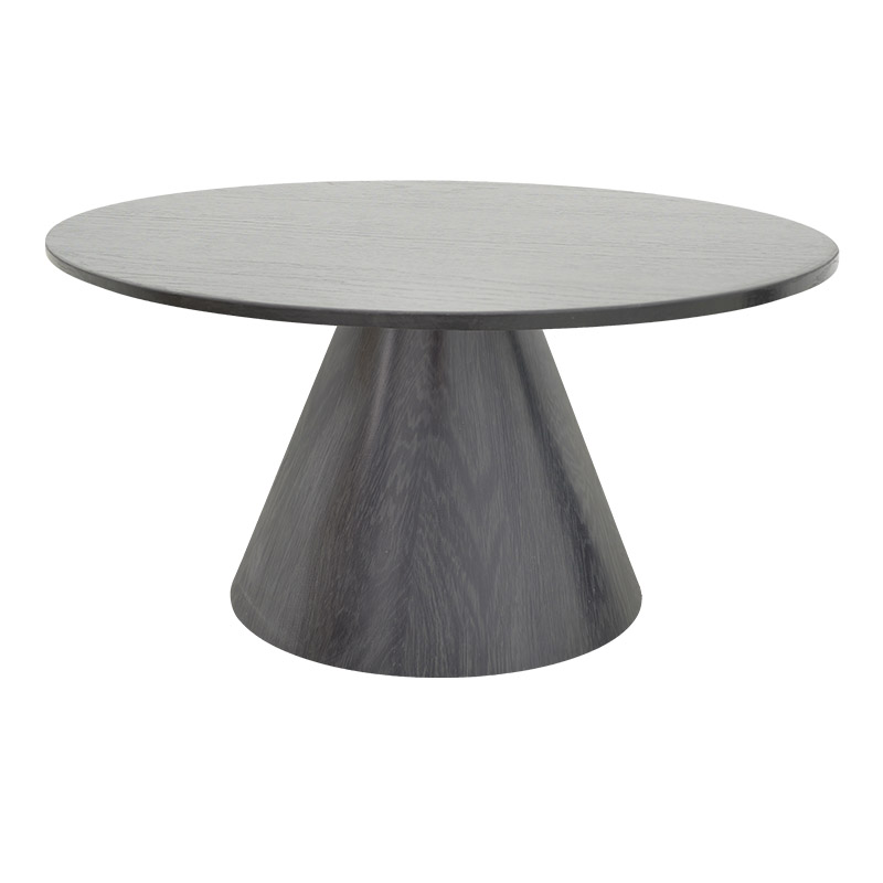 Set tavolinash kafeje Donda pakoworld mdf metal 2 copë të zeza