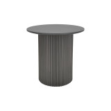 Set tavolinash kafeje Dovel pakoworld mdf-metal 2 copë të zeza
