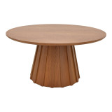 Tavolinë kafeje Franzel pakoworld mdf walnut D80x40cm