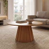 Tavolinë kafeje Franzel pakoworld mdf walnut D80x40cm