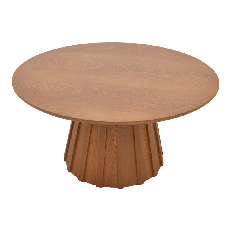 Tavolinë kafeje Franzel pakoworld mdf walnut D80x40cm