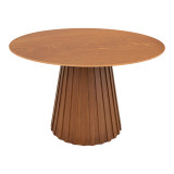 Tavolinë ngrënieje Franzel pakoworld mdf walnut D120x75cm