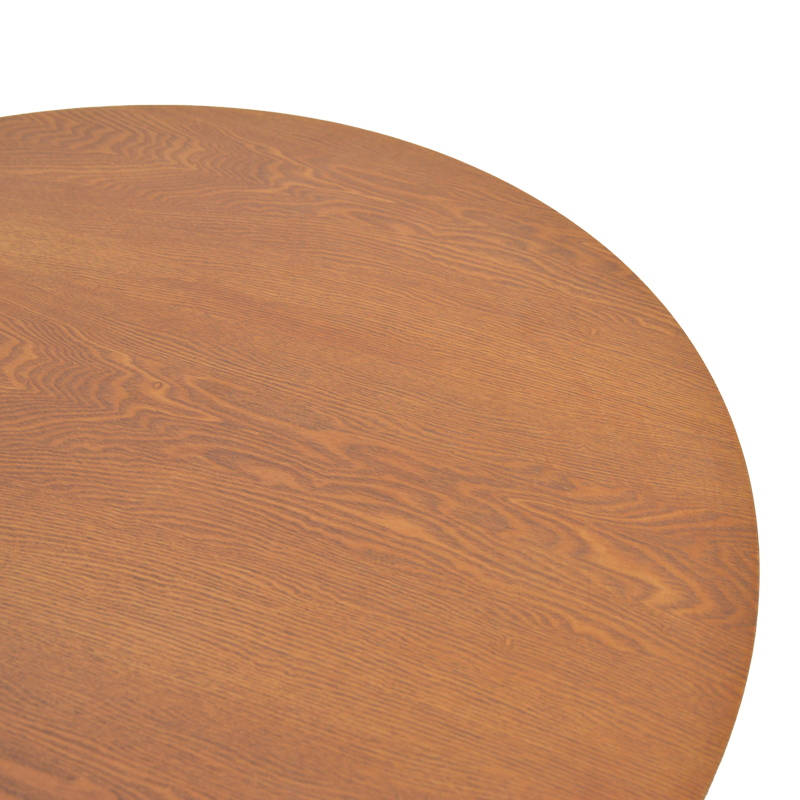 Tavolinë ngrënieje Franzel pakoworld mdf walnut D120x75cm