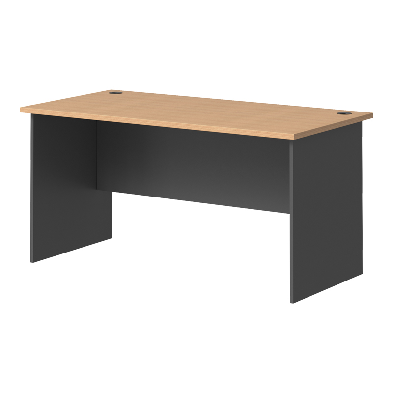 Tavolinë zyre profesionale Fesialo pakoworld natyrale-antracit 150x75x75cm