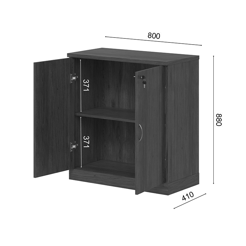 Kabinet i ulët profesional Fesialo pakoworld arrë 80x41x80cm
