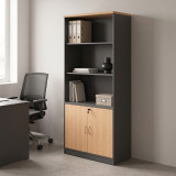 Raft librash profesional Fesialo pakoworld natyrale-antracit 80x40x180cm