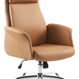 Karrige zyre menaxheri Derjio pakoworld pu kafe 68x66x115cm