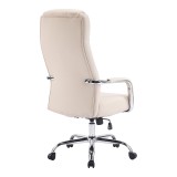 Karrige zyre menaxheri Rianda pakoworld pu bezhë 70x6x116-124cm