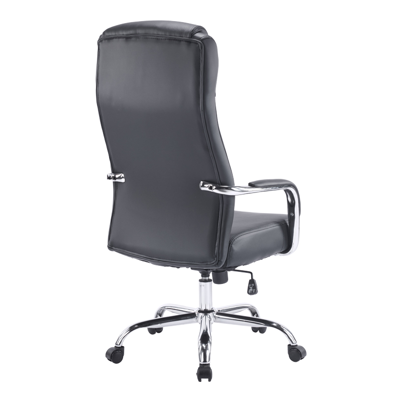 Karrige zyre menaxheri Rianda pakoworld pu e zezë 70x6x116-124cm
