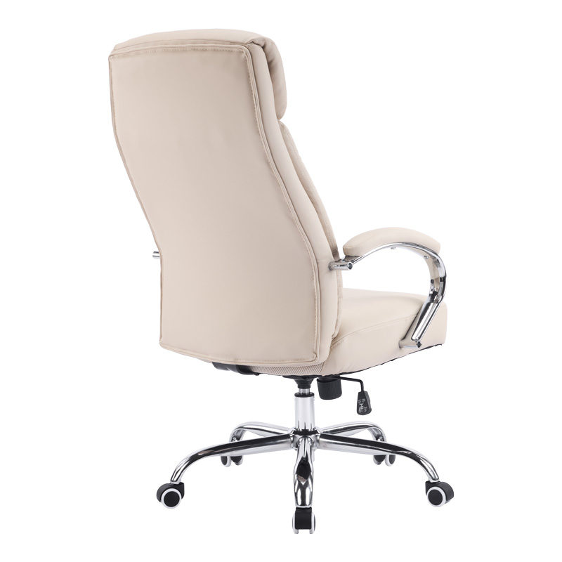 Karrige zyre menaxheri Venza pakoworld pu bezhë 70x65x117-124cm