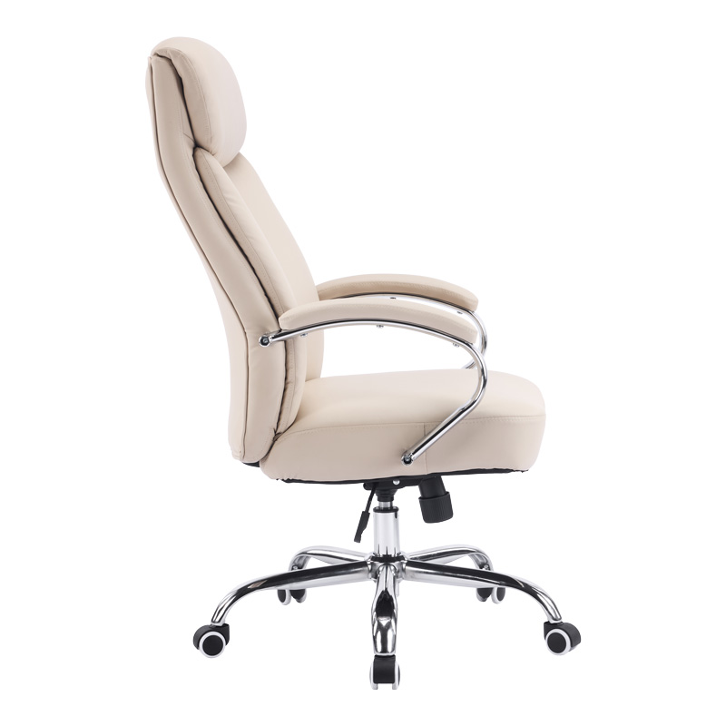 Karrige zyre menaxheri Venza pakoworld pu bezhë 70x65x117-124cm