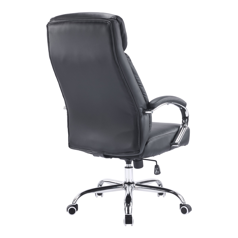 Karrige zyre menaxheri Venza pakoworld pu e zezë 70x65x117-124cm