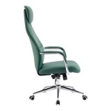 Karrige zyre menaxheri Ferka pakoworld pu jeshile 64x71x120-128cm