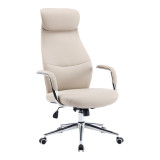 Karrige zyre menaxheri Ferka pakoworld pu bezhë 64x71x120-128cm