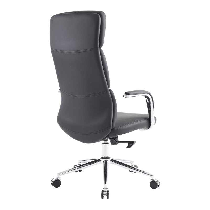 Karrige zyre menaxheri Bendona pakoworld pu e zezë 71x78x119-127cm