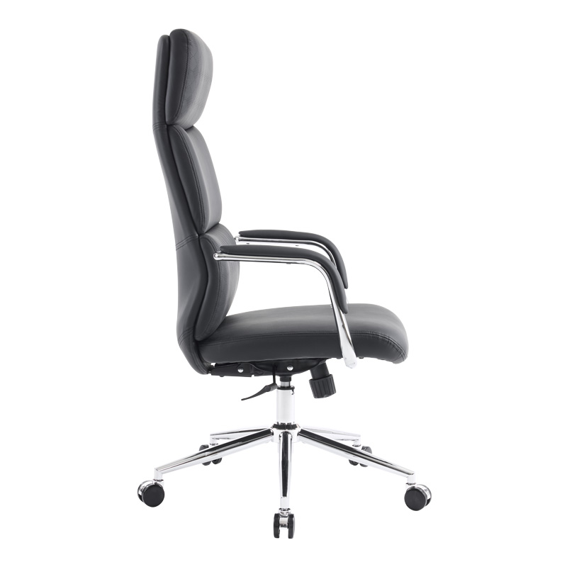 Karrige zyre menaxheri Bendona pakoworld pu e zezë 71x78x119-127cm