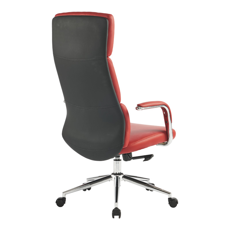 Karrige zyre menaxheri Bendona pakoworld pu e kuqe 71x78x119-127cm