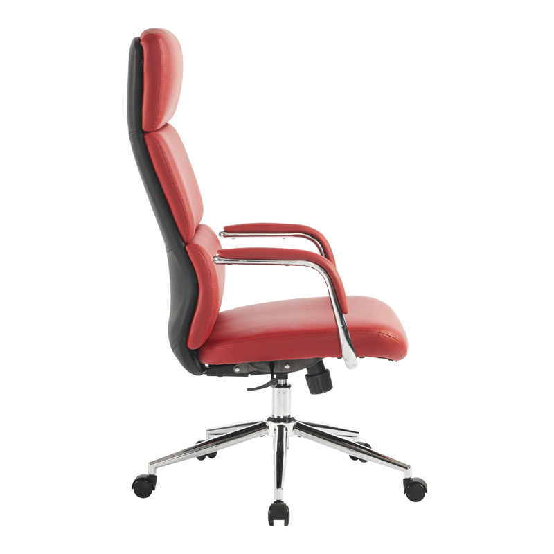 Karrige zyre menaxheri Bendona pakoworld pu e kuqe 71x78x119-127cm
