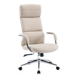 Karrige zyre menaxheri Bendona pakoworld pu bezhë 71x78x119-127cm