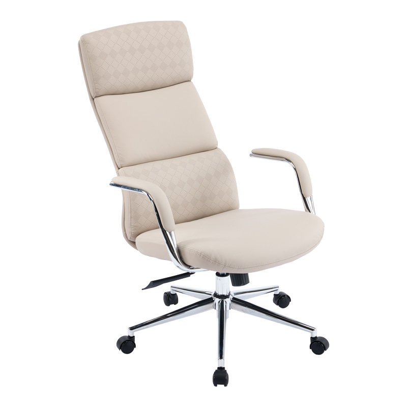 Karrige zyre menaxheri Bendona pakoworld pu bezhë 71x78x119-127cm