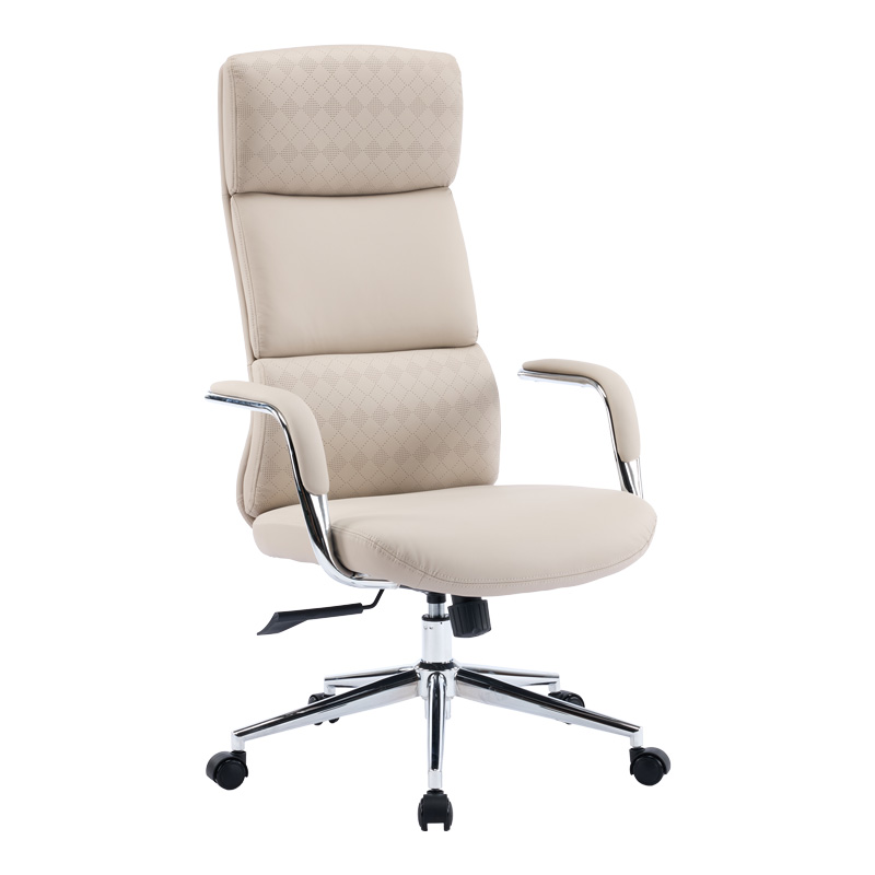 Karrige zyre menaxheri Bendona pakoworld pu bezhë 71x78x119-127cm